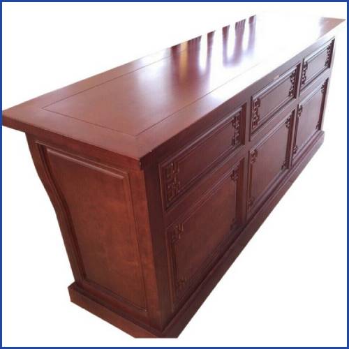 Bàn hội trường gỗ tự nhiên